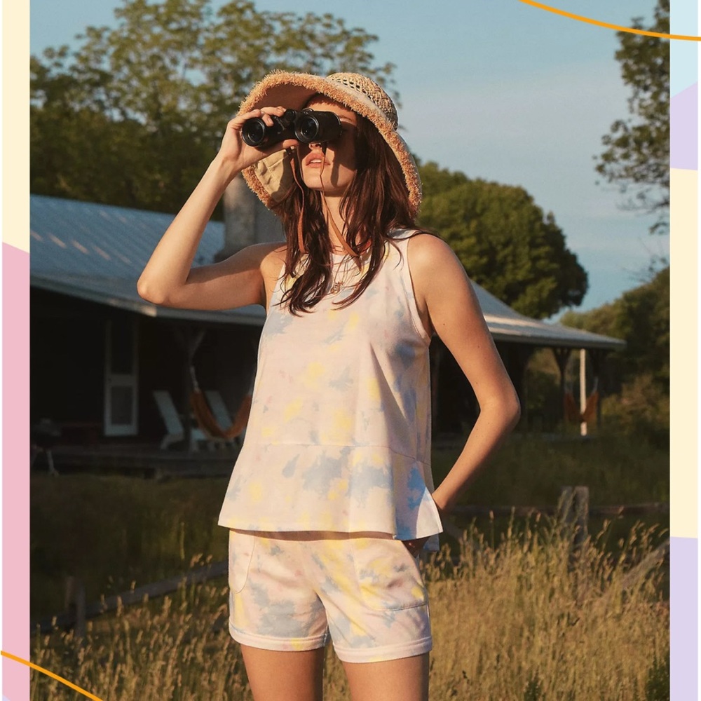 Refinery 29 Tie-Dye Tank and Shorts Set from Anthropologie